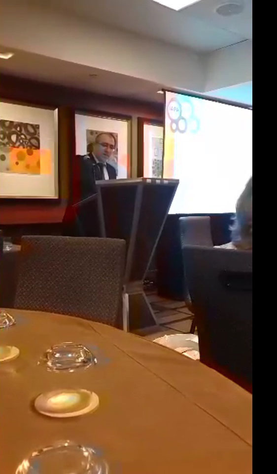 Mr. Mohammed Fathalla speaking at IAPA`s International Conference – New York